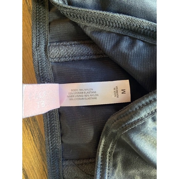 Victorias Secret Black Waist Cincher Shapewear Tummy Control Boning Medium - Picture 4 of 5